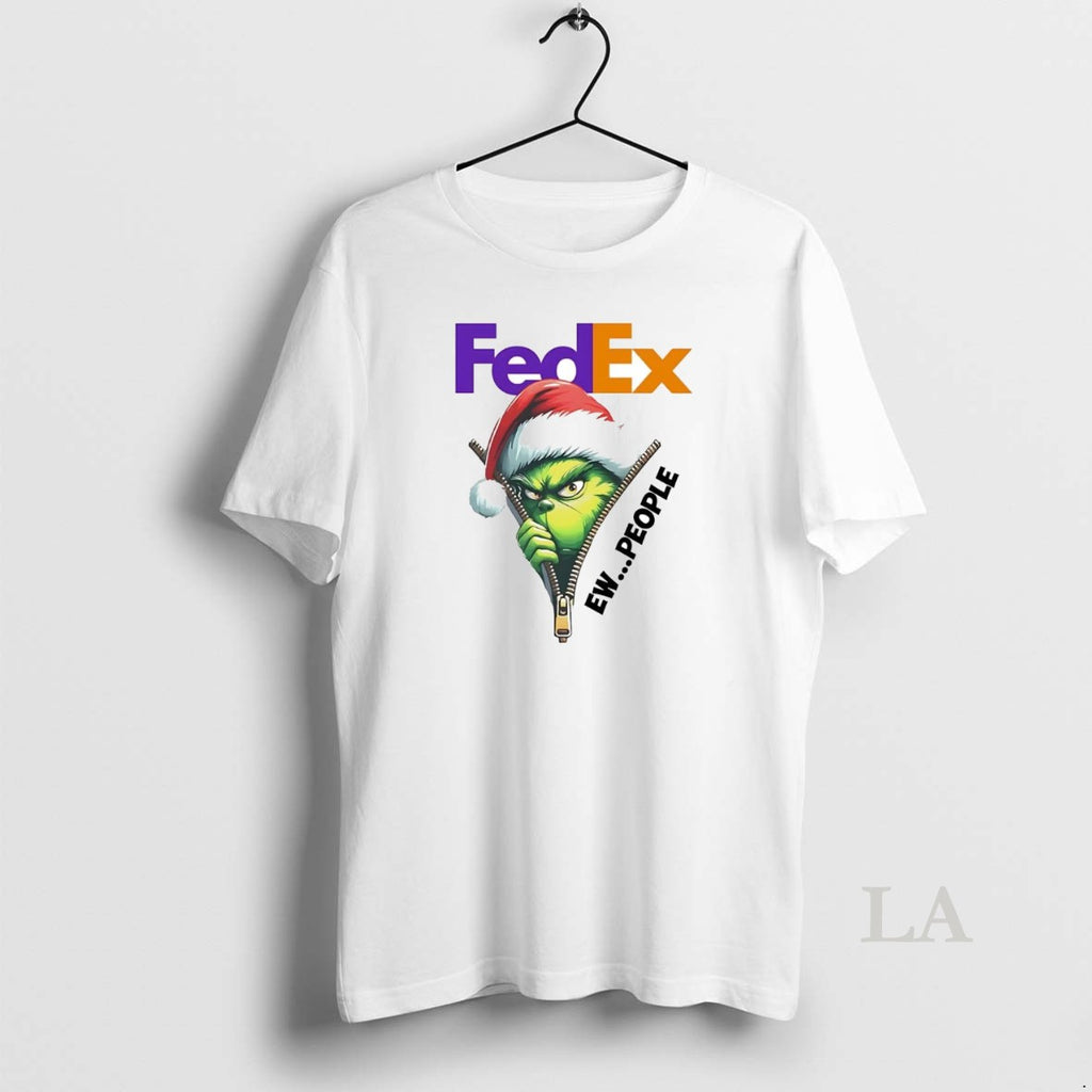 Original Grinch Fedex Ew People Christmas Shirt Hoodie Sweatshirt | PurePodTees.com