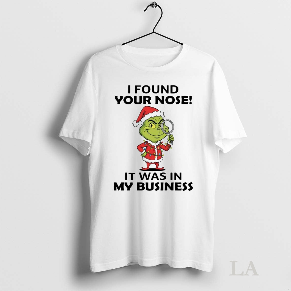 Original Grinch I Found Your Nose It Was In My Business Christmas Shirt Hoodie Sweatshirt | PurePodTees.com