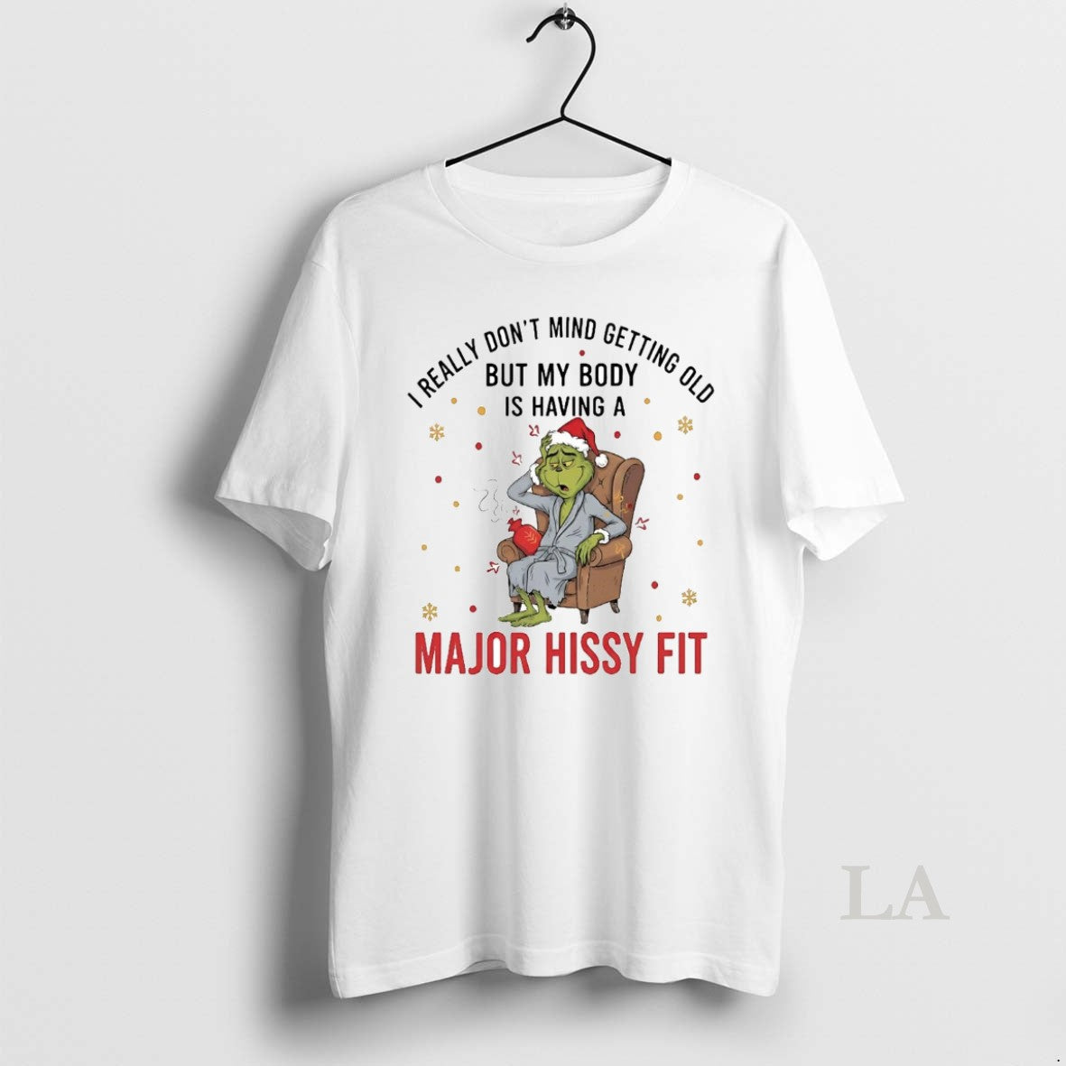 Original Grinch I Really Dont Mind Getting Old Major Hissy Fit Christmas Shirt Hoodie Sweatshirt | PurePodTees.com