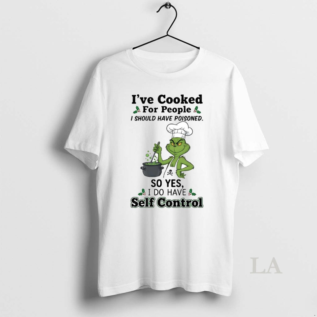 Original Grinch Ive Cooked For People I Should Have Poisoned Christmas Shirt Hoodie Sweatshirt | PurePodTees.com