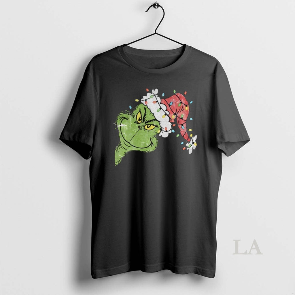 Original Grinch Santa Hat Merry Christmas 2025 Shirt Hoodie Sweatshirt | PurePodTees.com