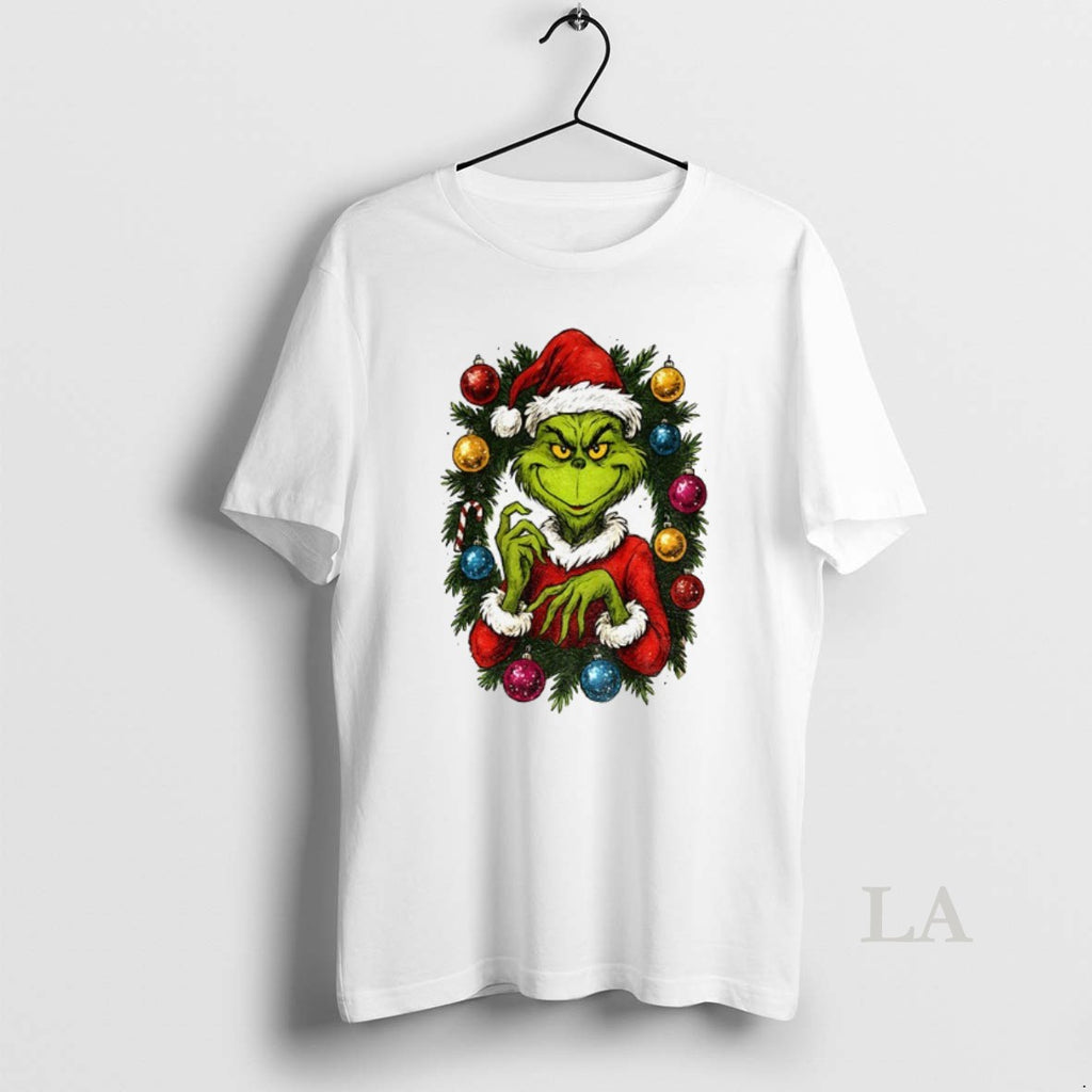 Original Grinch Santa Hat Merry Christmas 2025 Vintage Shirt Hoodie Sweatshirt | PurePodTees.com