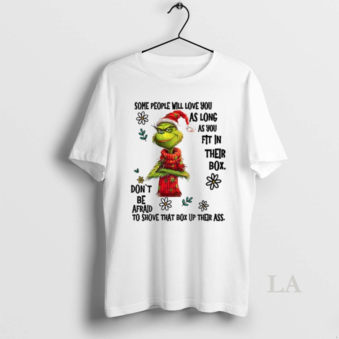 Original Grinch Santa Some People Will Love You As Long As You Fit In Their Shirt Hoodie Sweatshirt | PurePodTees.com