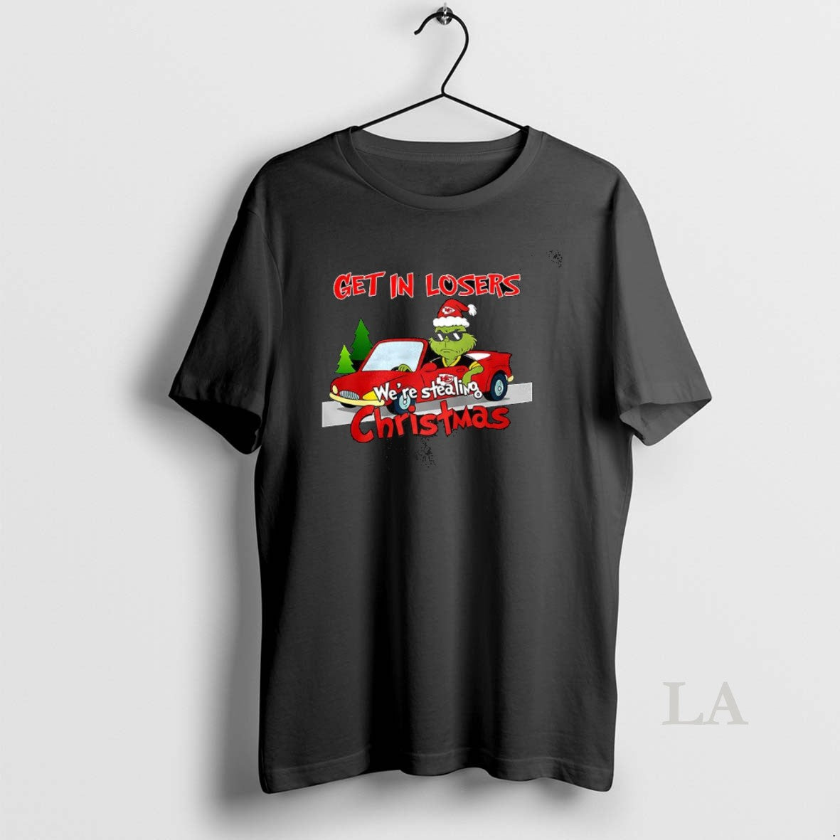 Original Grinch X Kansas City Chiefs Get In Losers Were Stealing Christmas Shirt Hoodie Sweatshirt | PurePodTees.com