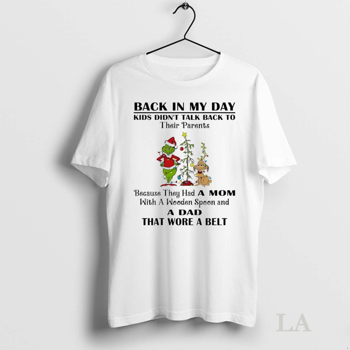 Original Grinch Back In My Day Kids Didnt Talk Back To Their Parents Christmas Shirt Hoodie Sweatshirt | PurePodTees.com