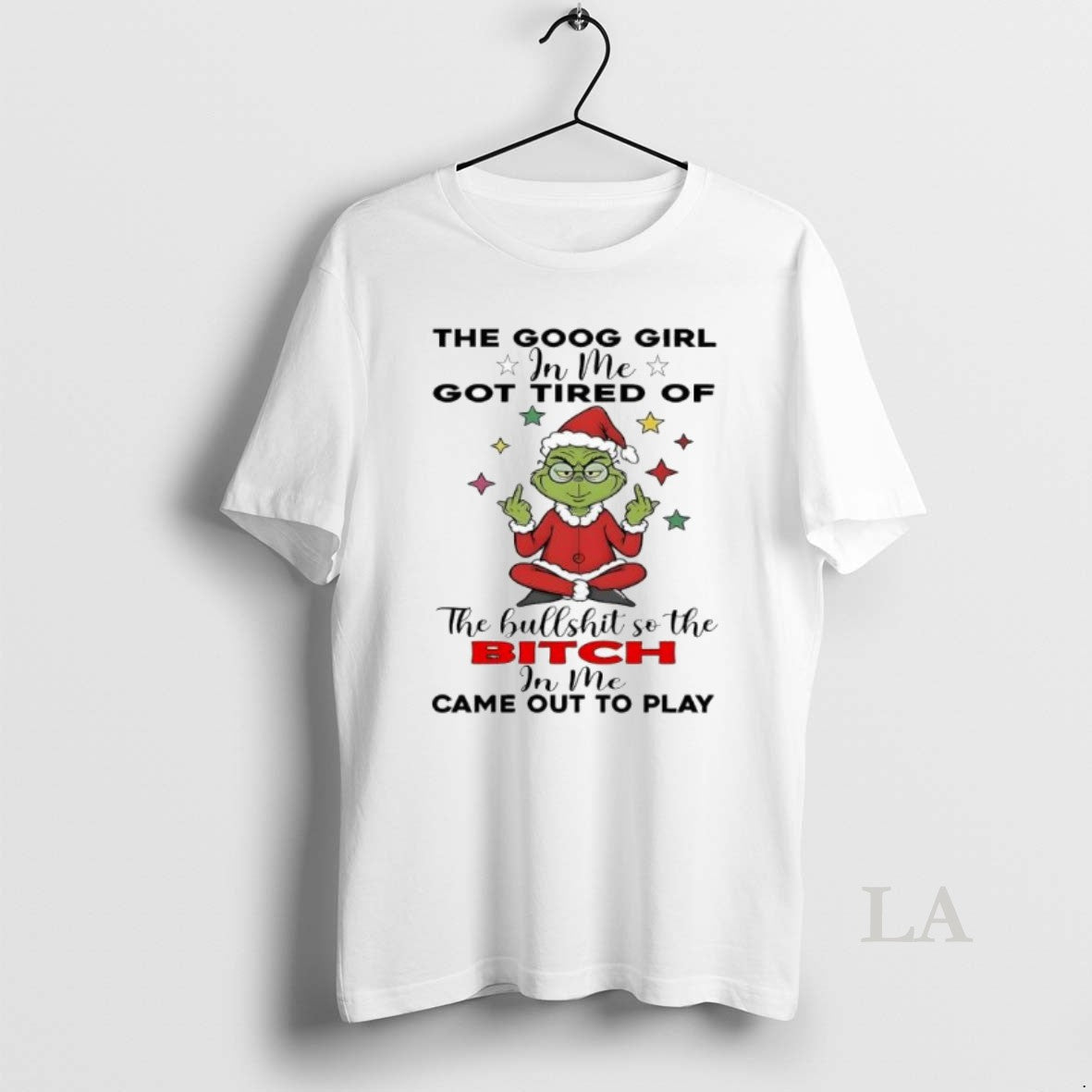 Original Grinch Christmas The Goog Girl In Me Got Tired Of Shirt Hoodie Sweatshirt | PurePodTees.com