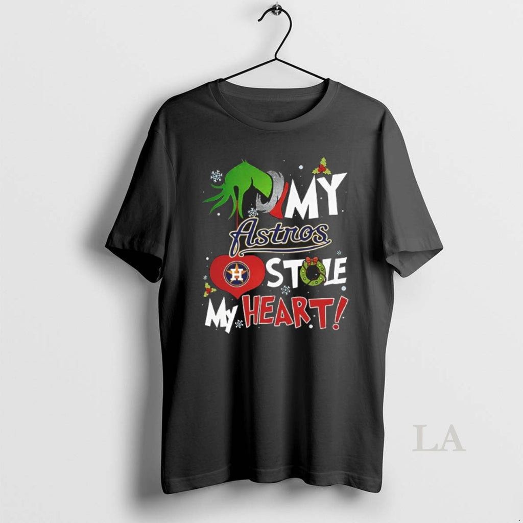 Original Grinch Hand My Houston Astros Stole My Heart Christmas