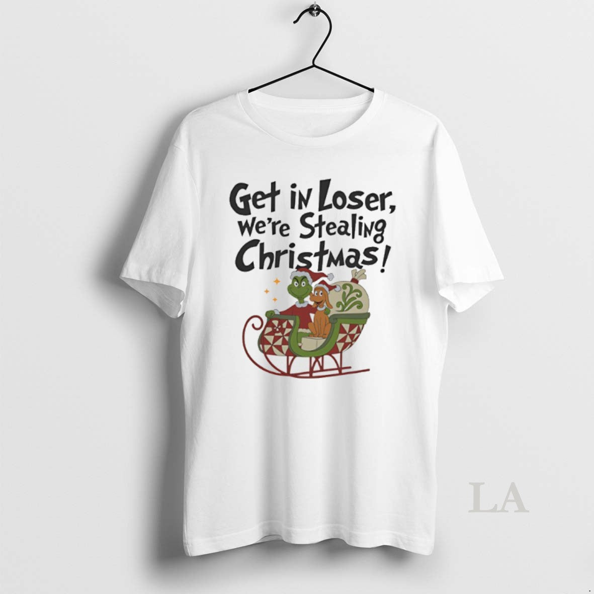 Original Grinch In Loser Were Stealing Christmas Shirt Hoodie Sweatshirt | PurePodTees.com
