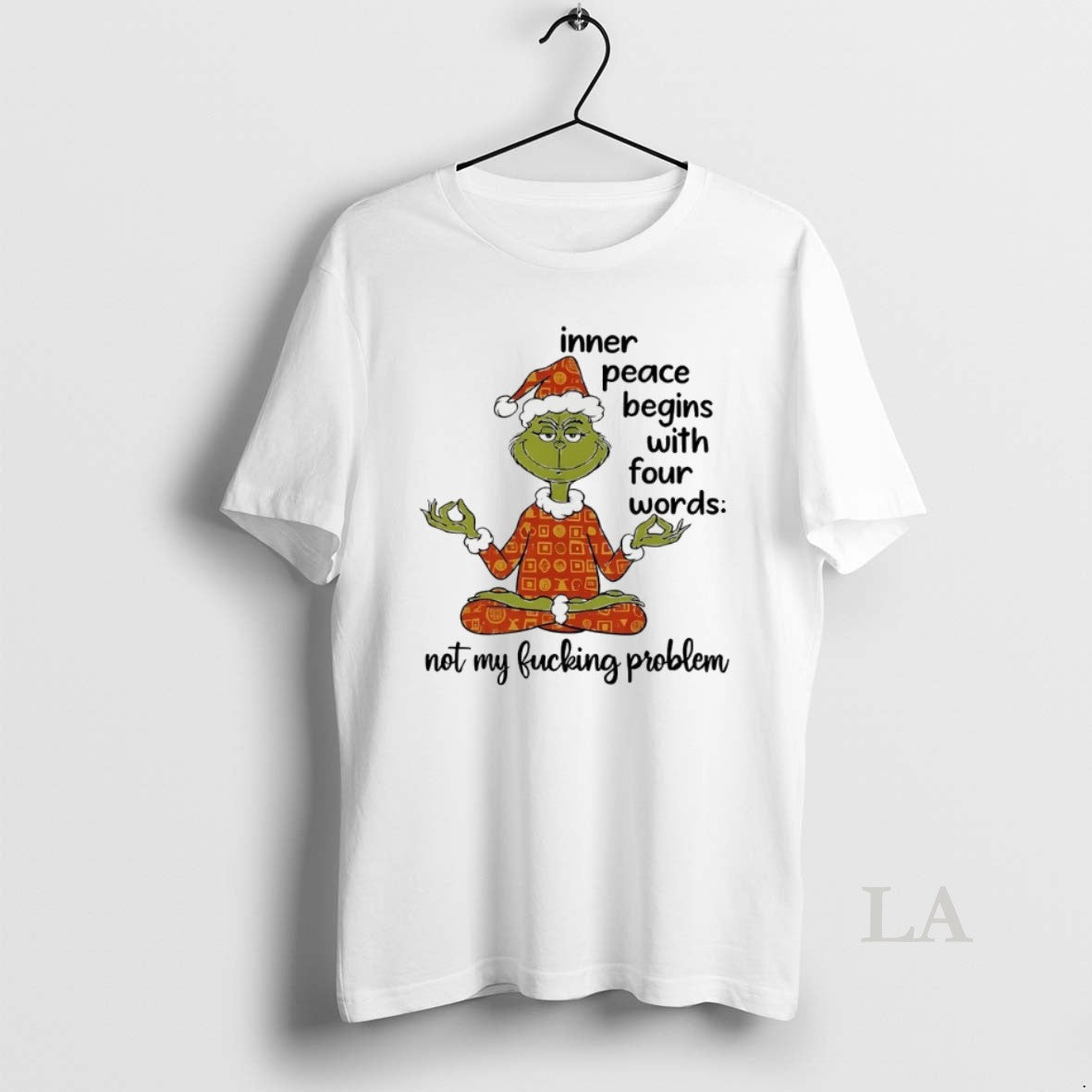 Original Grinch Inner Peace Begins With Four Words Christmas Shirt Hoodie Sweatshirt | PurePodTees.com