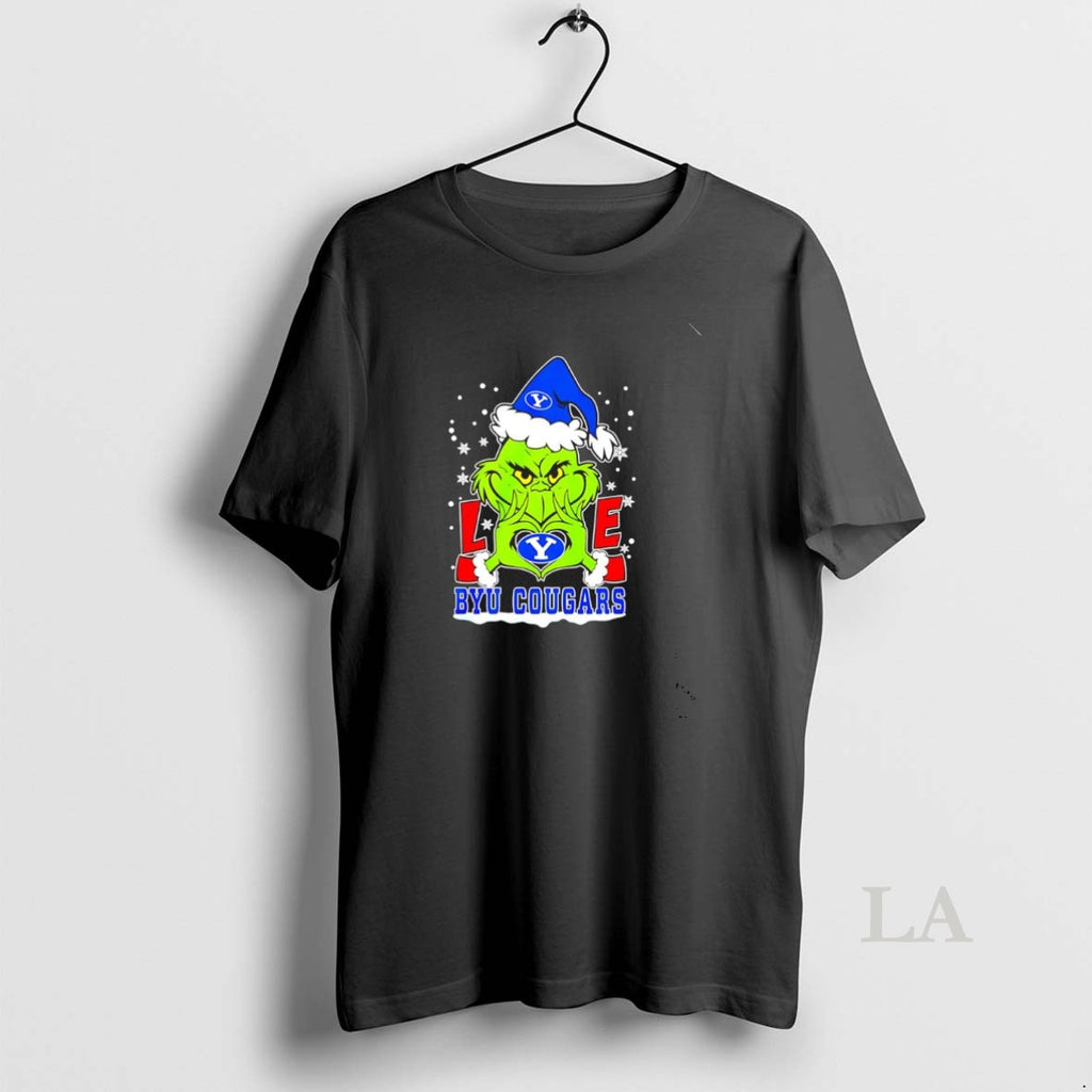 Original Grinch Love Byu Cougars Christmas 25 Shirt Hoodie Sweatshirt | PurePodTees.com