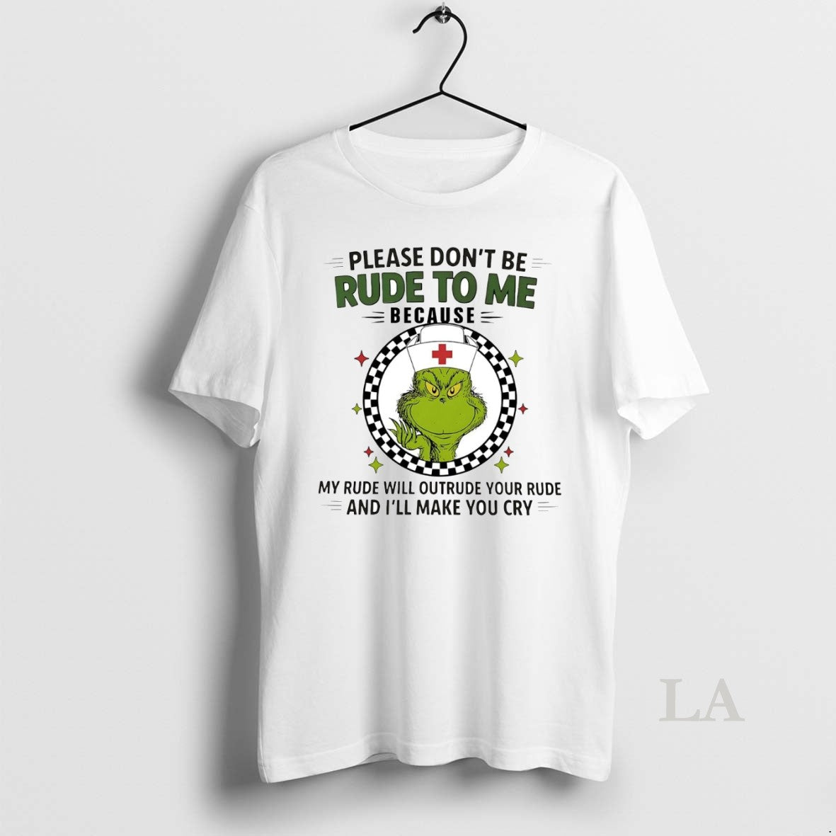 Original Grinch Please Dont Be Rude To Me Because Ill Make You Cry Christmas Shirt Hoodie Sweatshirt | PurePodTees.com