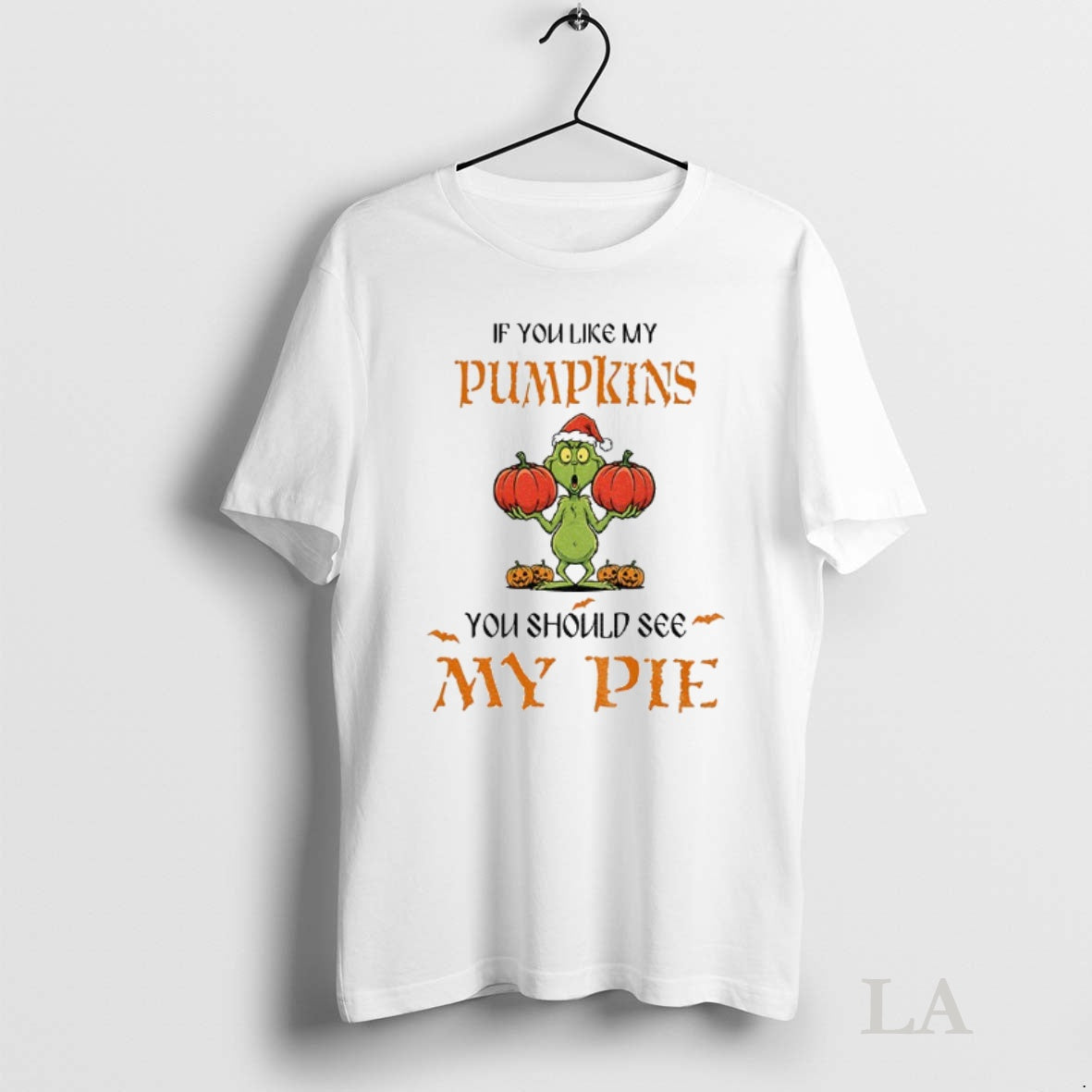 Original Grinch Pumpkin If You Like My Pumpkins You Should See My Pie Christmas Shirt Hoodie Sweatshirt | PurePodTees.com