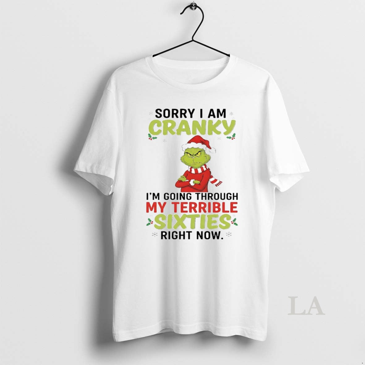 Original Grinch Sorry I Am Cranky Im Going Through My Terrible Sixties Christmas Shirt Hoodie Sweatshirt | PurePodTees.com