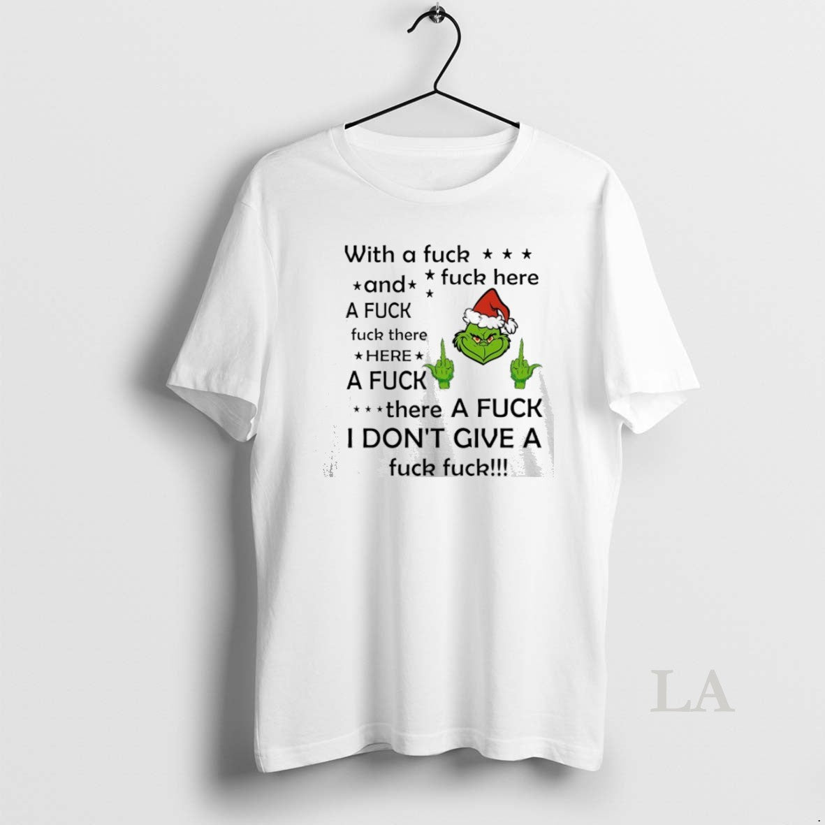 Original Grinch There A Fck I Dont Give A Fck Fck Shirt Hoodie Sweatshirt | PurePodTees.com