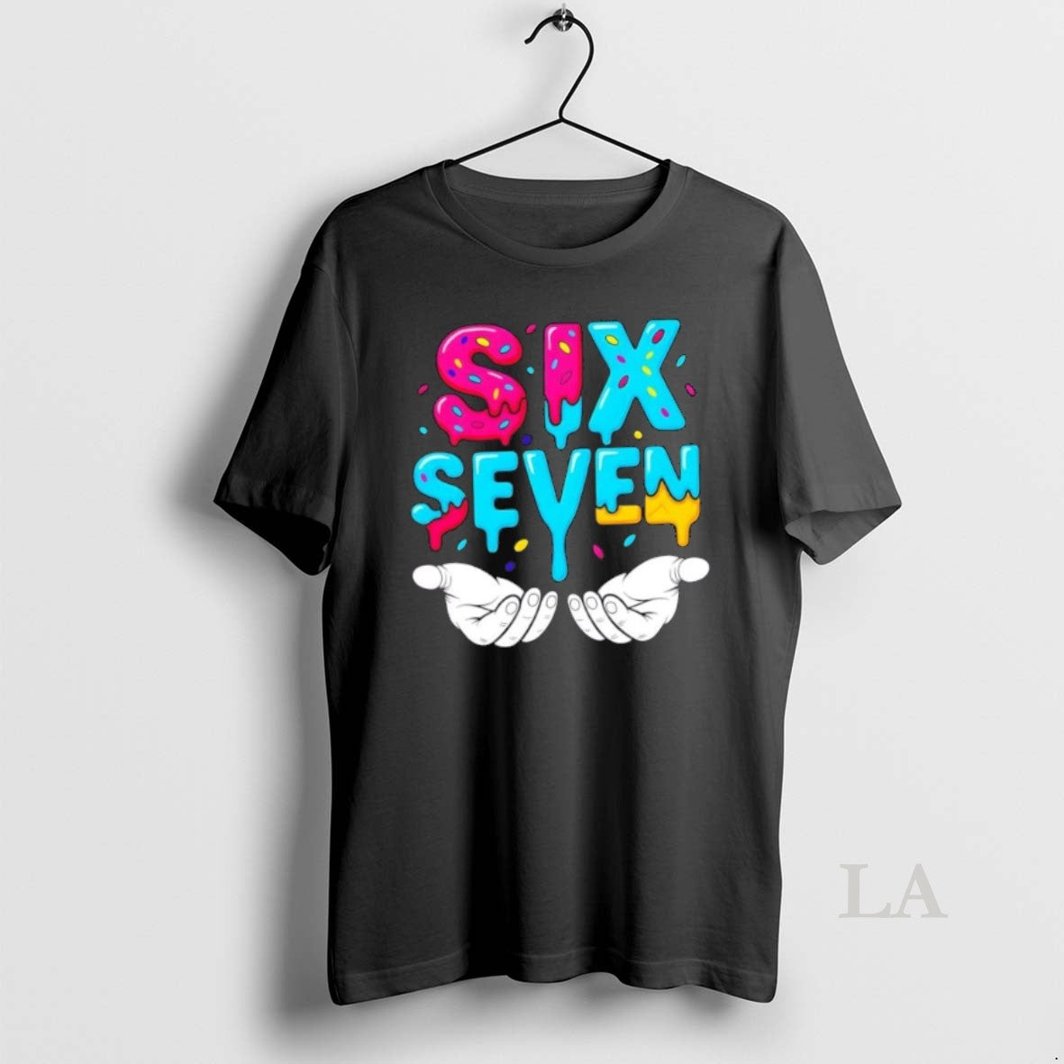 Original Hand Hold Six Seven Ice Cream Drip 6 7 Shirt Hoodie Sweatshirt | PurePodTees.com
