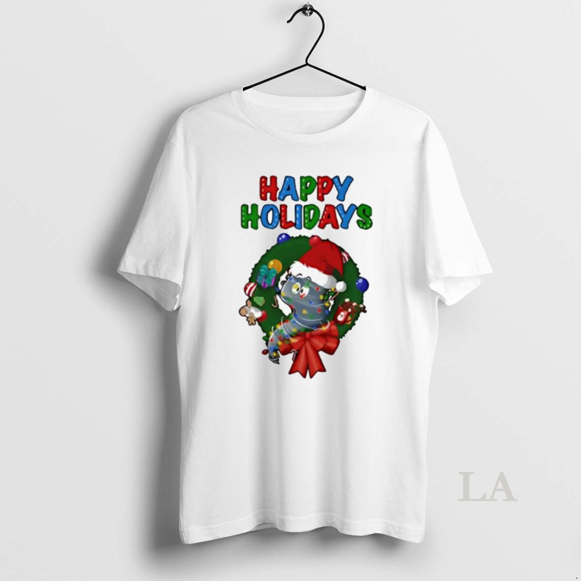 Original Happy Holidays Max Velocity Santa Hat And Christmas Lights Shirt Hoodie Sweatshirt | PurePodTees.com