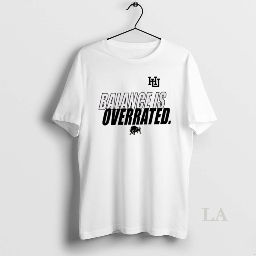 Original Harding Bisons Football Balance Is Overrated Shirt Hoodie Sweatshirt | PurePodTees.com