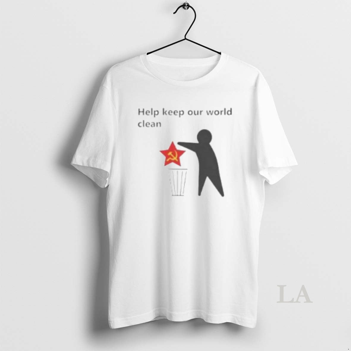 Original Help Keep Our World Clean Anti Communist Ornaments Shirt Hoodie Sweatshirt | PurePodTees.com