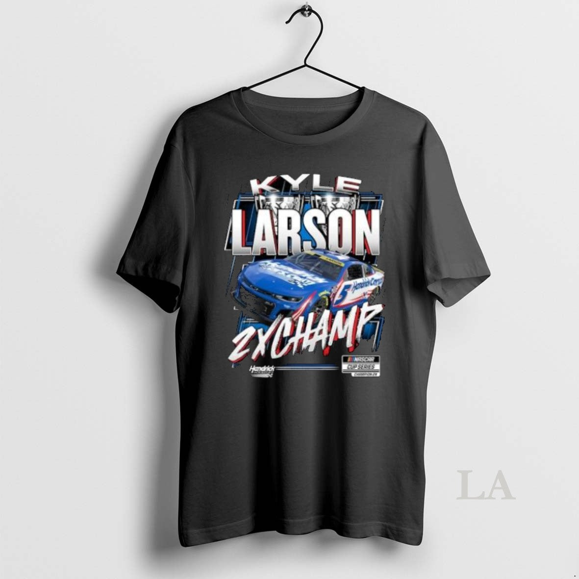 Original Hendrick Motorsports Team Kyle Larson Two Time Nascar Cup Series Champion Trophy Shirt Hoodie Sweatshirt