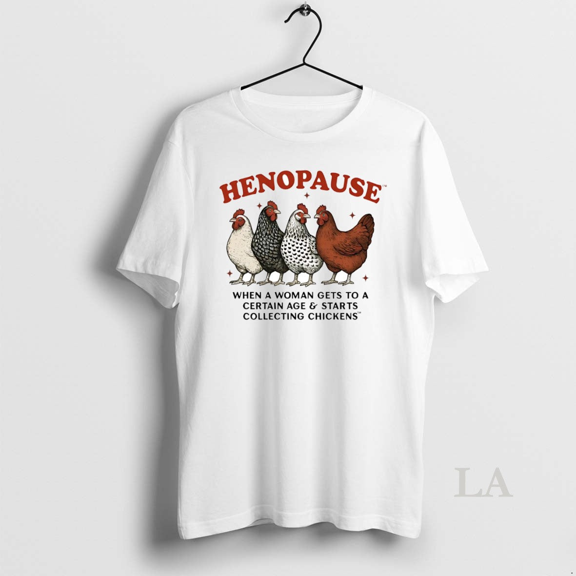 Original Henopause When A Woman Gets To A Certain Age Starts Collecting Chickens Shirt Hoodie Sweatshirt | PurePodTees.com