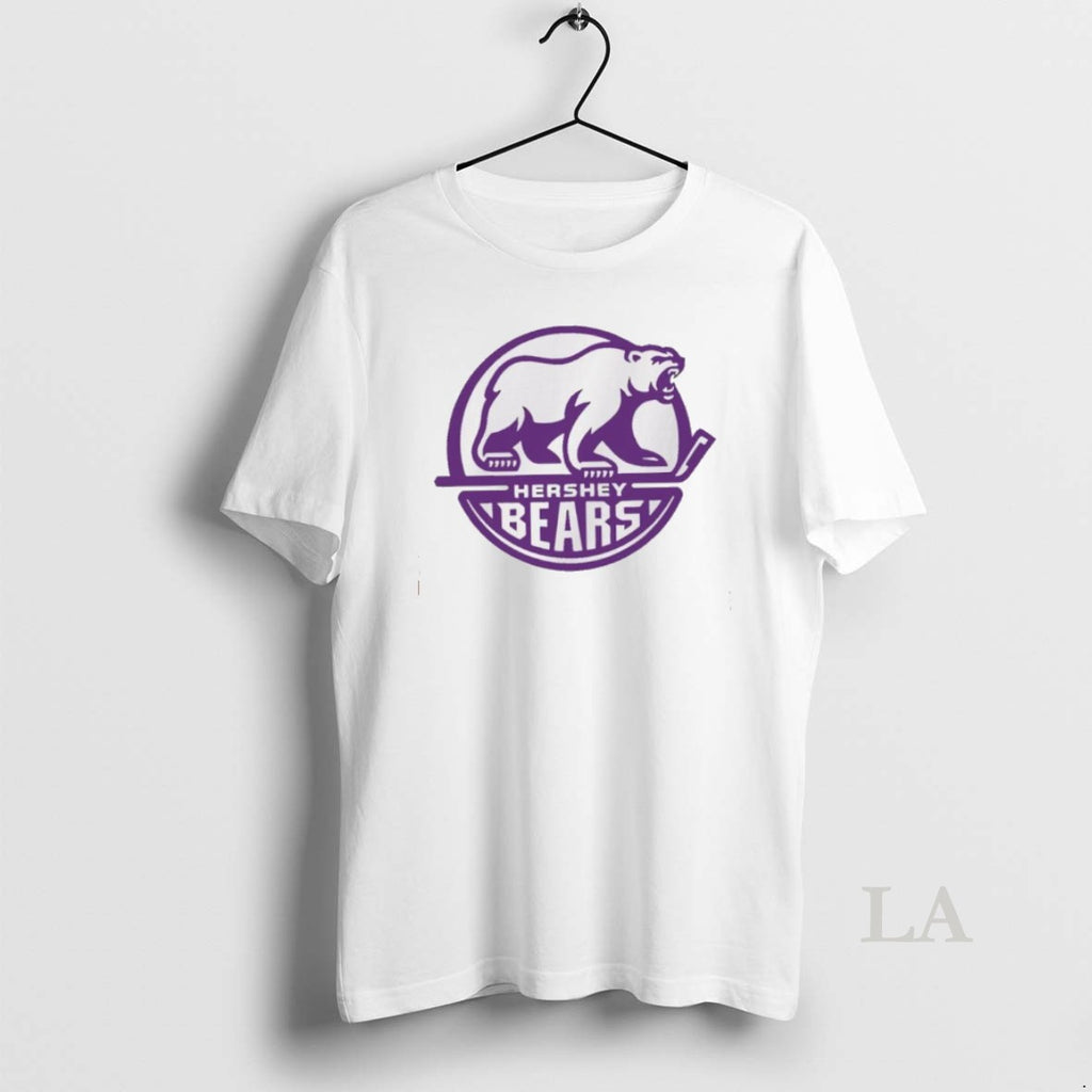 Original Hershey Bears Hockey Fights Cancer 2025 Hockey Shirt Hoodie Sweatshirt | PurePodTees.com