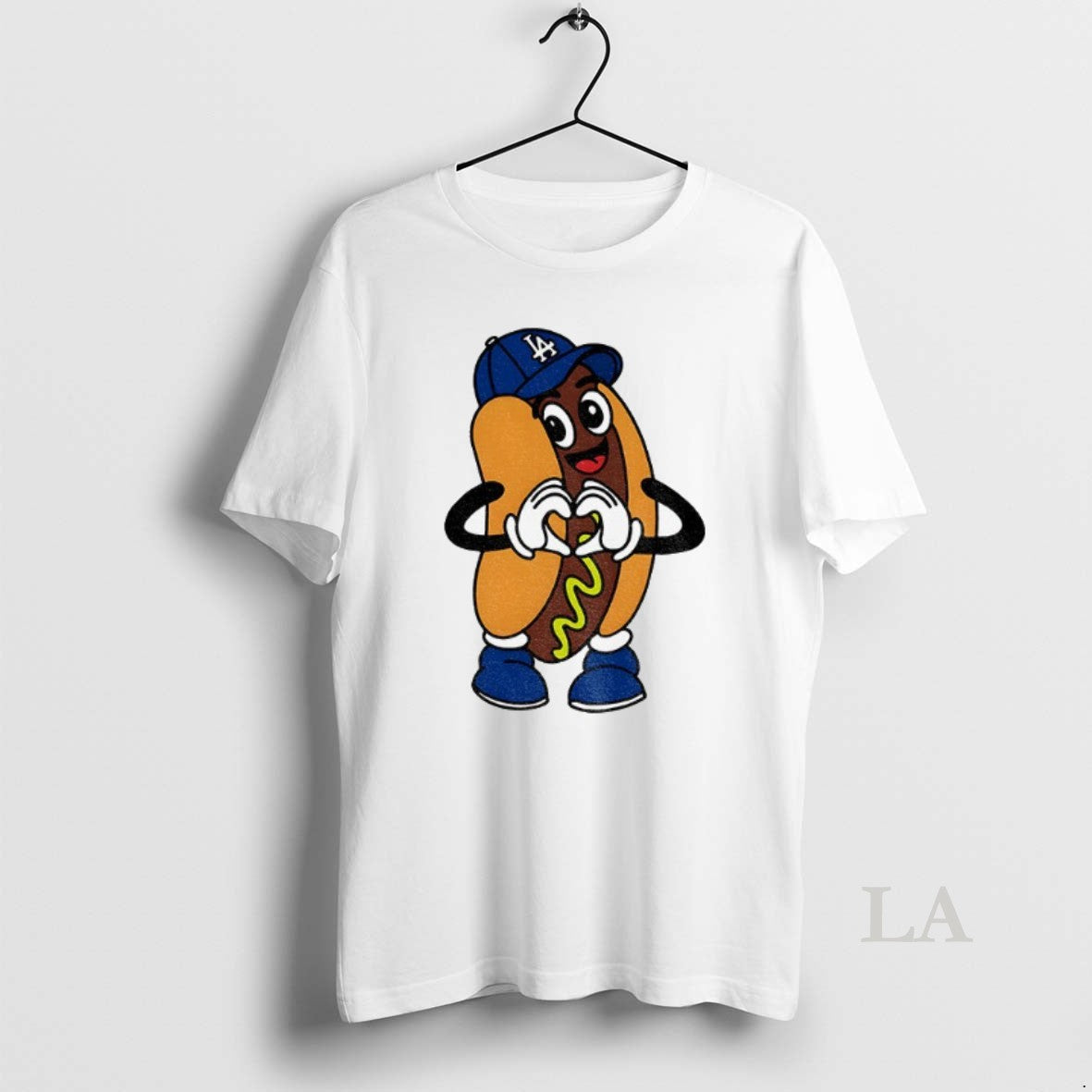 Original Hog Dog Los Angeles Dodgers Love Hand Mlb Baseball Champion World Series 2025 Shirt Hoodie Sweatshirt