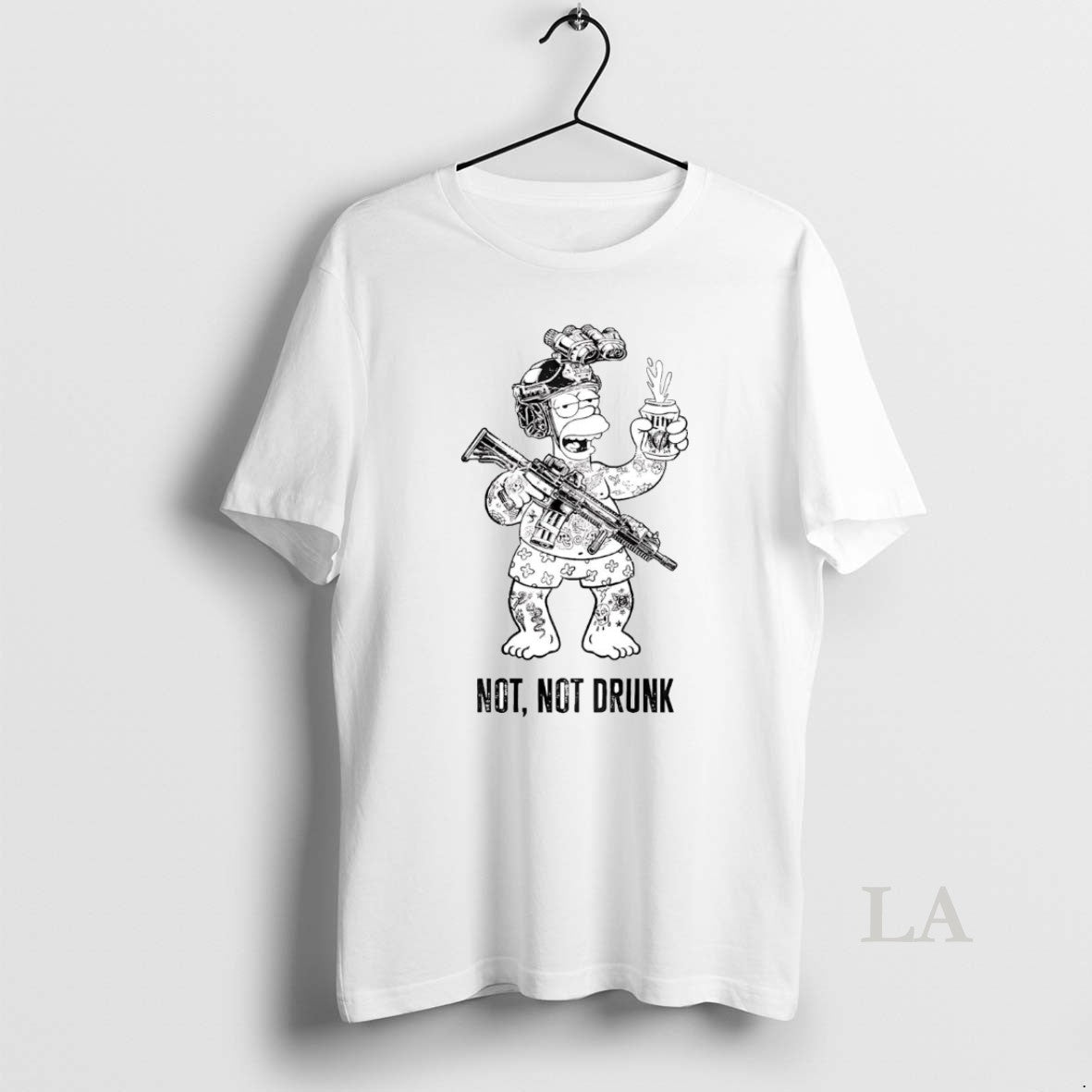 Original Homer Simpson Not Not Drunk Lite Beer Shirt Hoodie Sweatshirt | PurePodTees.com