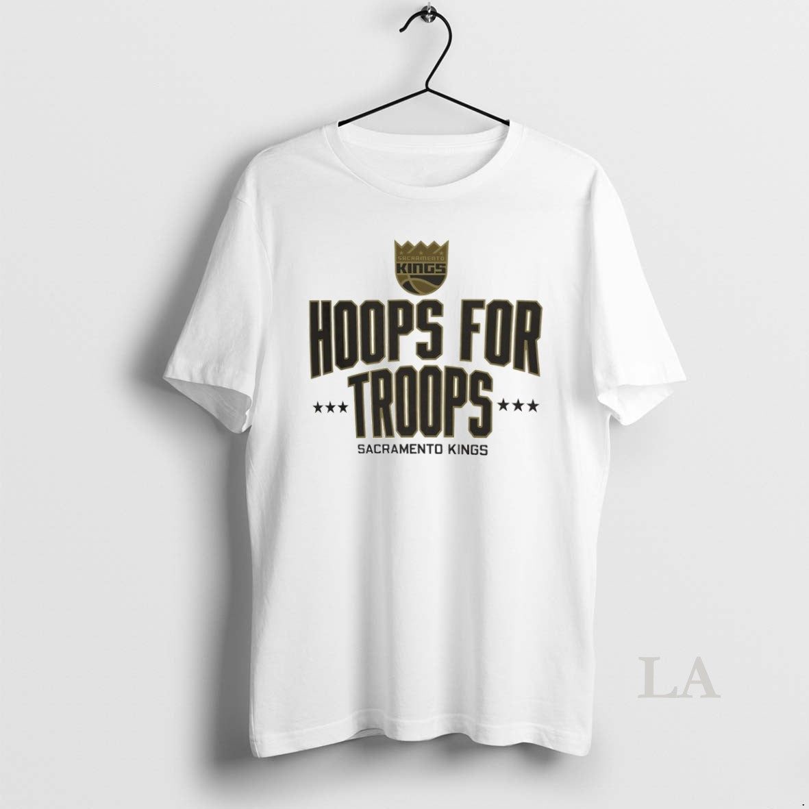 Original Hoops For Troops Sacramento Kings Basketball Circle Shirt Hoodie Sweatshirt | PurePodTees.com