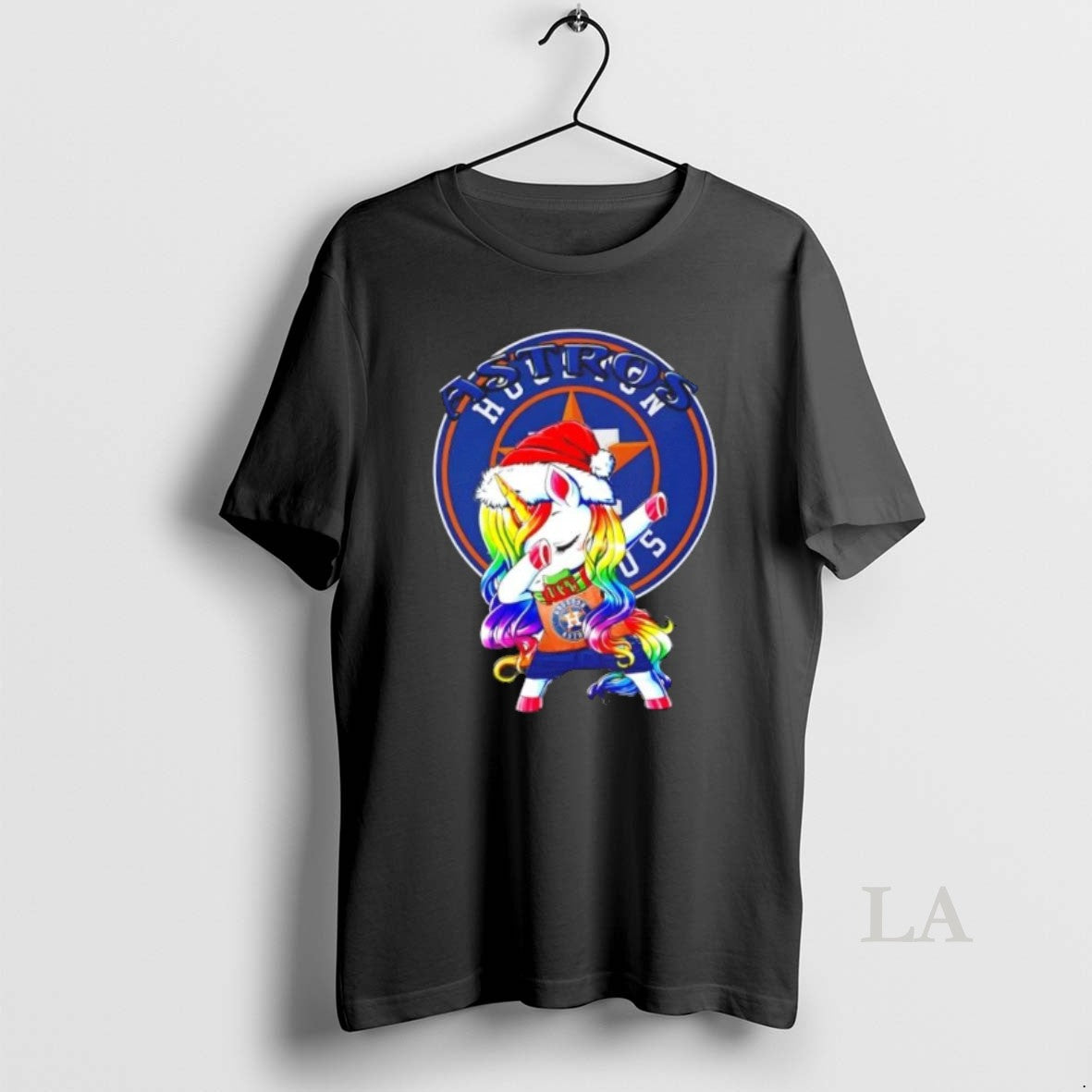 Original Houston Astros X Unicorn Santa Hat Dabbing Merry Christmas Shirt Hoodie Sweatshirt | PurePodTees.com