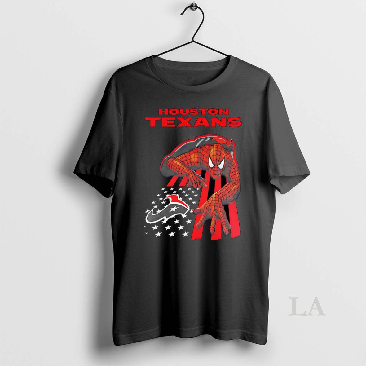Original Houston Texans Spiderman America Flag Shirt Hoodie Sweatshirt | PurePodTees.com