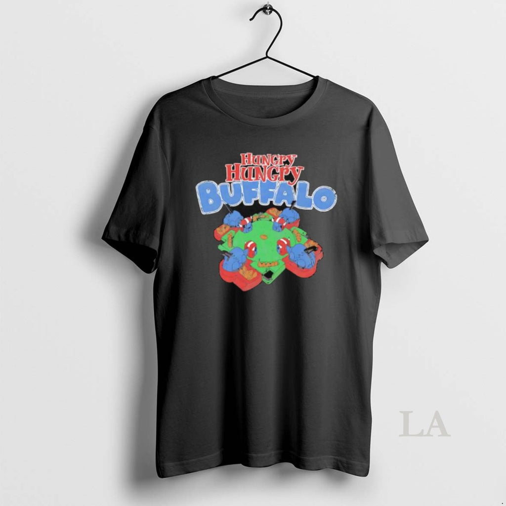 Original Hungry Hungry Buffalo Graphic Shirt Hoodie Sweatshirt | PurePodTees.com
