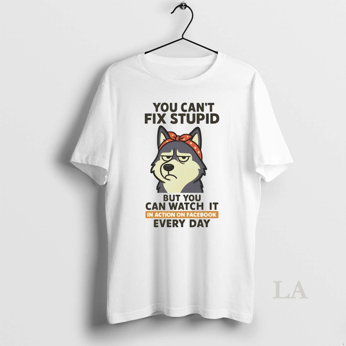 Original Husky You Cant Fix Stupid But You Can Watch It Shirt Hoodie Sweatshirt | PurePodTees.com