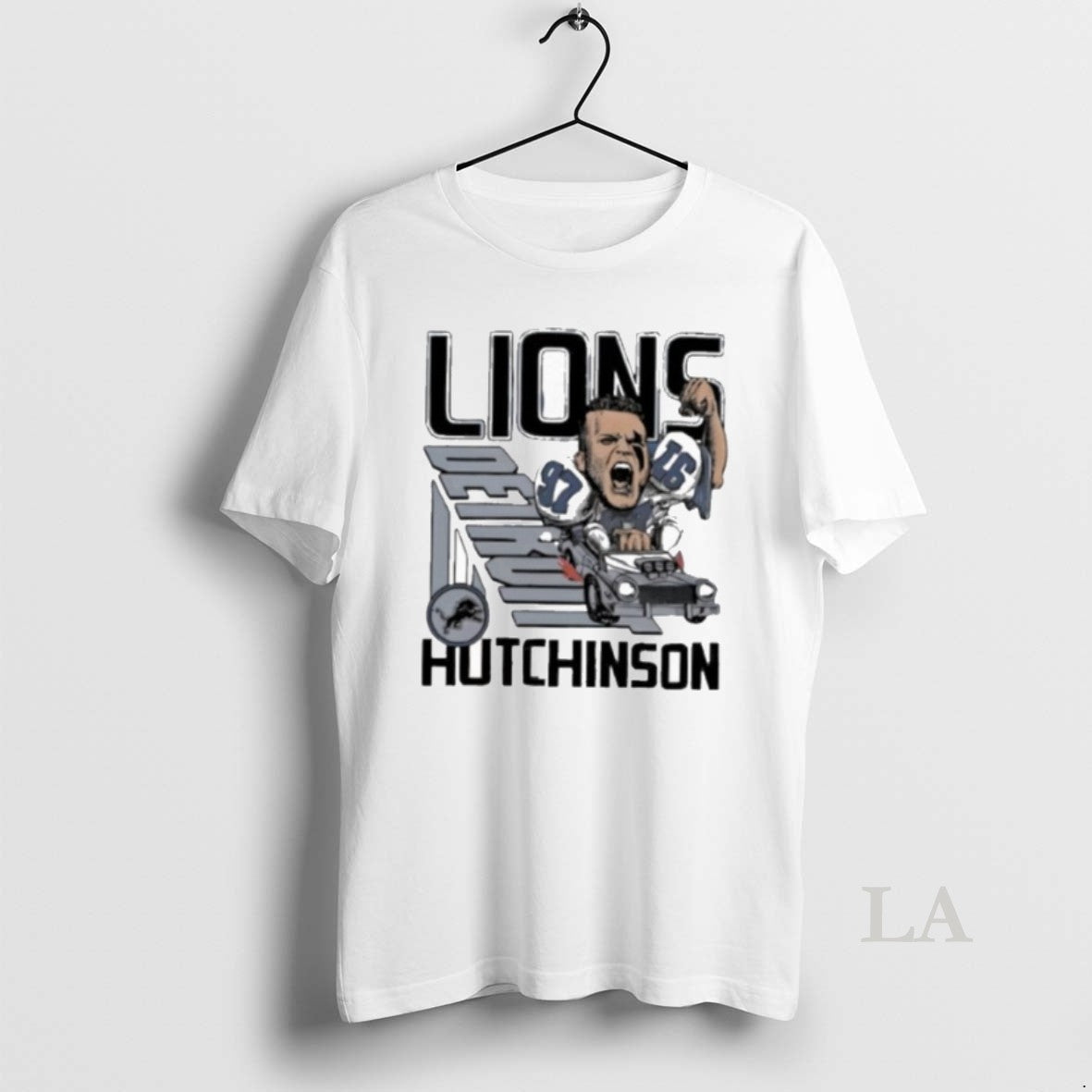 Original Hutchinson Detroit Lions Signature Player Logo Shirt Hoodie Sweatshirt | PurePodTees.com