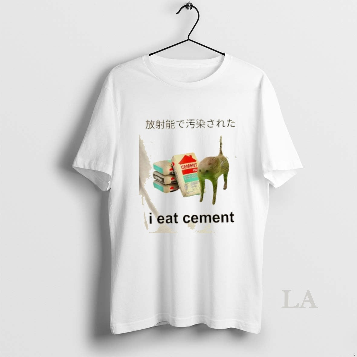 Original I Eat Cement Cat Japanese Meme Cat Oddly Specific Weird Shirt Hoodie Sweatshirt | PurePodTees.com