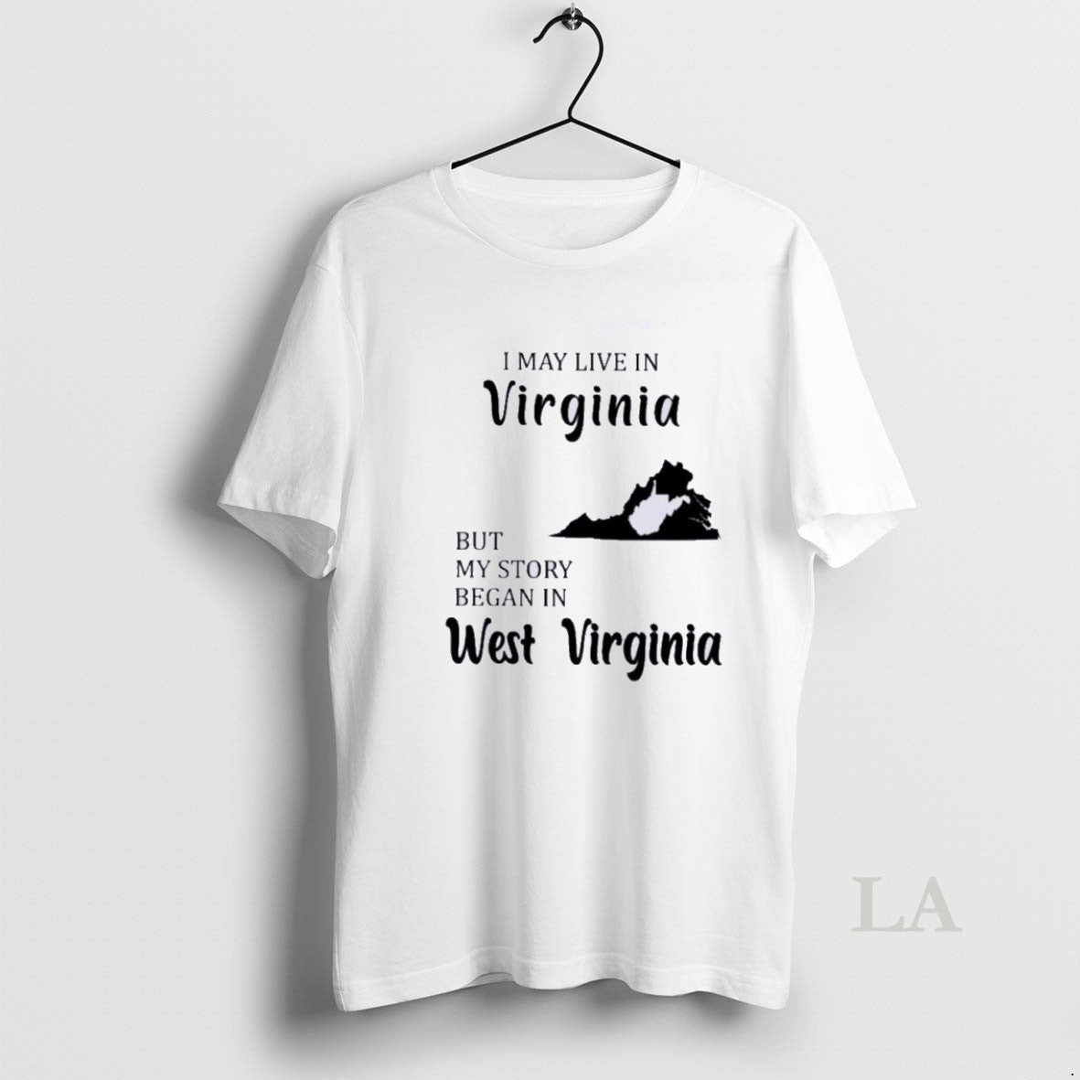 Original I May Live In Virginia But My Story Began In West Virginia Shirt Hoodie Sweatshirt | PurePodTees.com