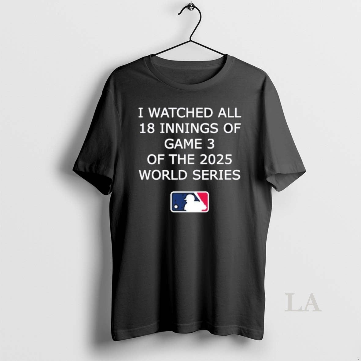 Original I Watched All 18 Innings Of Game 3 Of The 2025 World Series Shirt Hoodie Sweatshirt | PurePodTees.com