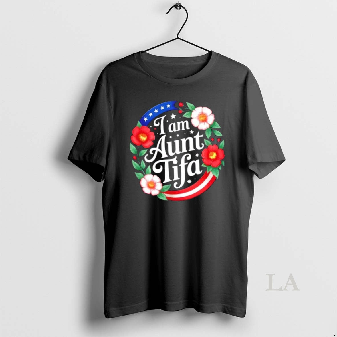Original I Am Aunt Tifa Floral Shirt Hoodie Sweatshirt | PurePodTees.com