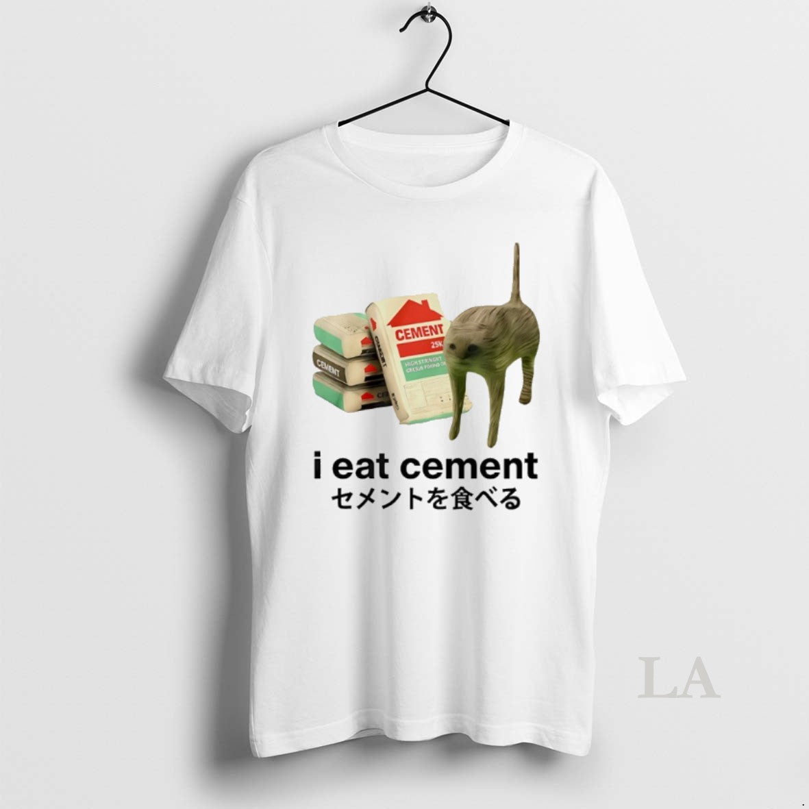 Original I Eat Cement Cat Meme Shirt Hoodie Sweatshirt | PurePodTees.com