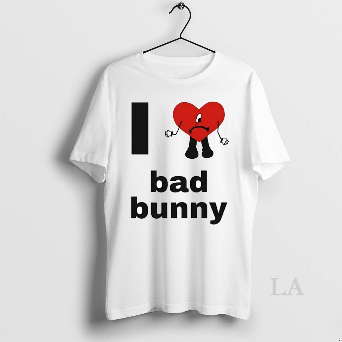 Original I Love Bad Bunny Shirt Hoodie Sweatshirt | PurePodTees.com