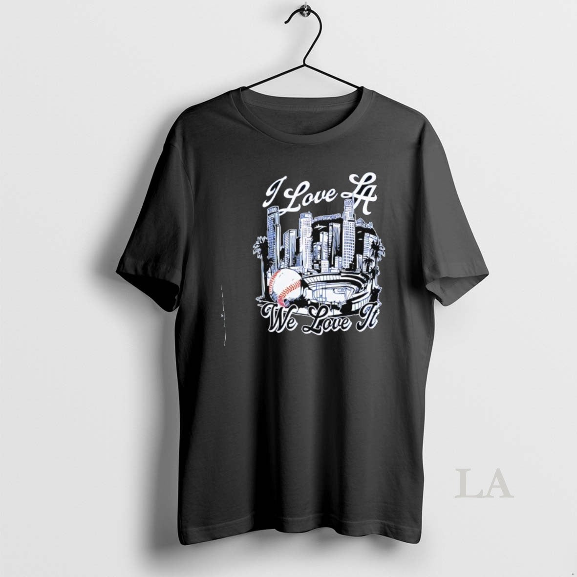 Original I Love La We Love It Los Angeles Dodgers Stadium Shirt Hoodie Sweatshirt | PurePodTees.com