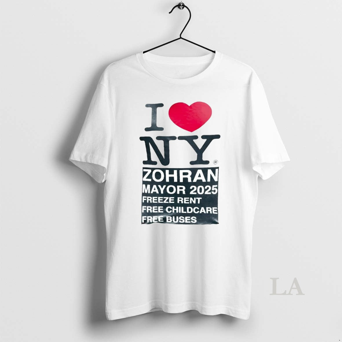 Original I Love New York Zohran Mayor 2025 Freeze Rent Free Childcare Shirt Hoodie Sweatshirt | PurePodTees.com