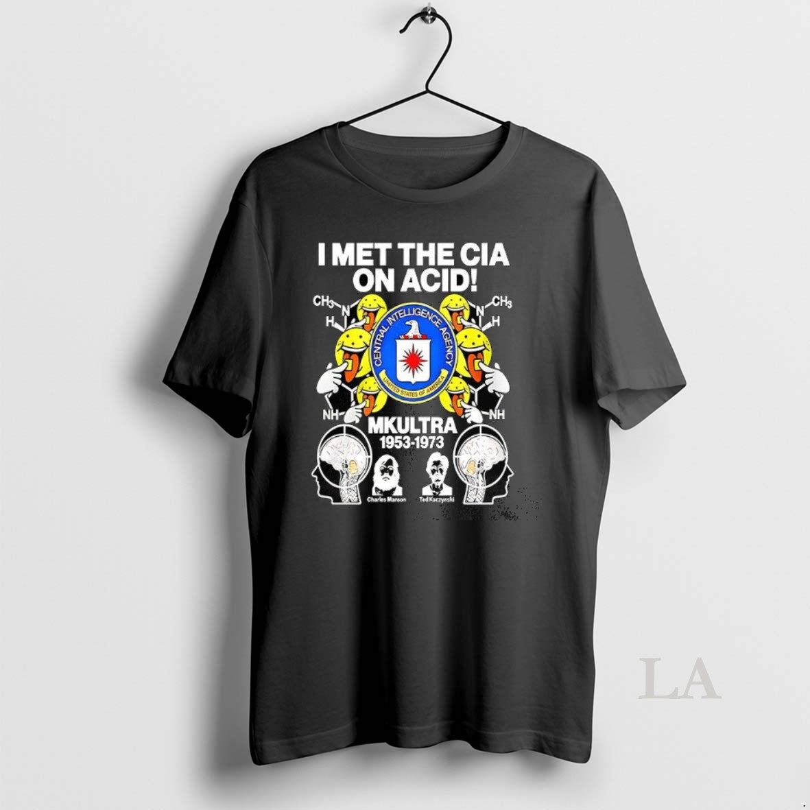 Original I Met The Cia On Acid Mkultra Central Intelligence Agency Shirt Hoodie Sweatshirt | PurePodTees.com