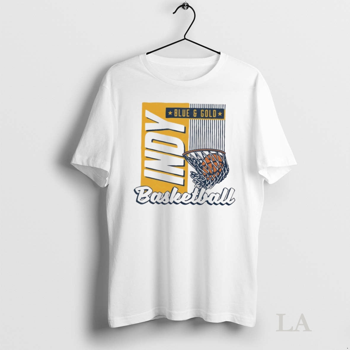 Original Indy Basketball Blue And Gold Shirt Hoodie Sweatshirt | PurePodTees.com