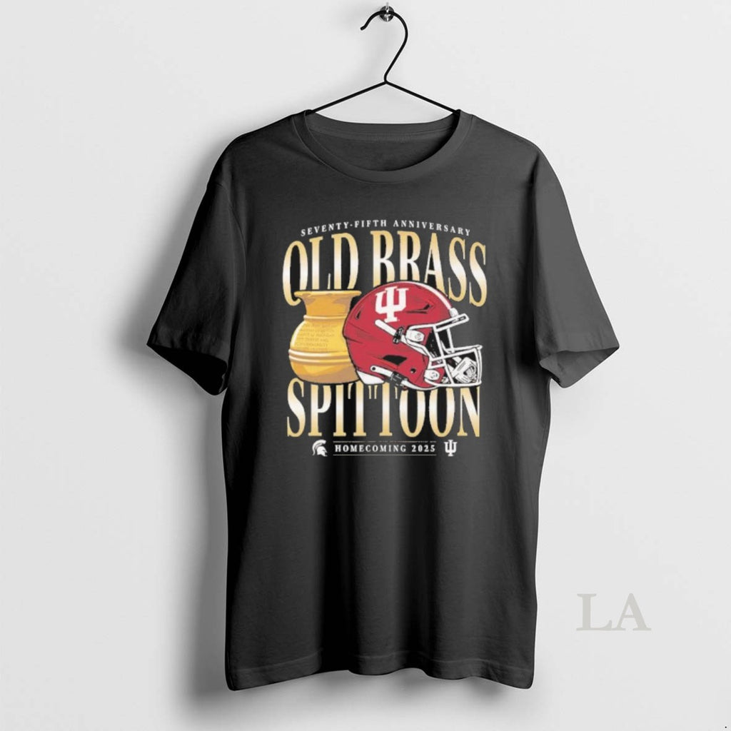 Original Iu Football 75th Anniversary Old Brass Spittoon Rivalry Shirt Hoodie Sweatshirt | PurePodTees.com