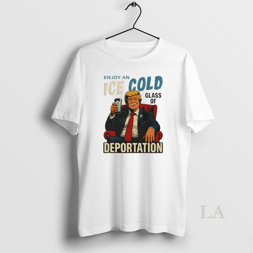Original Ice Cold Glass Of Deportation Trump Milk Mustache Shrit Shirt Hoodie Sweatshirt | PurePodTees.com