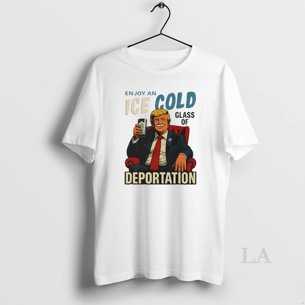 Original Ice Cold Glass Of Deportation Trump Milk Mustache Shrit Shirt Hoodie Sweatshirt | PurePodTees.com