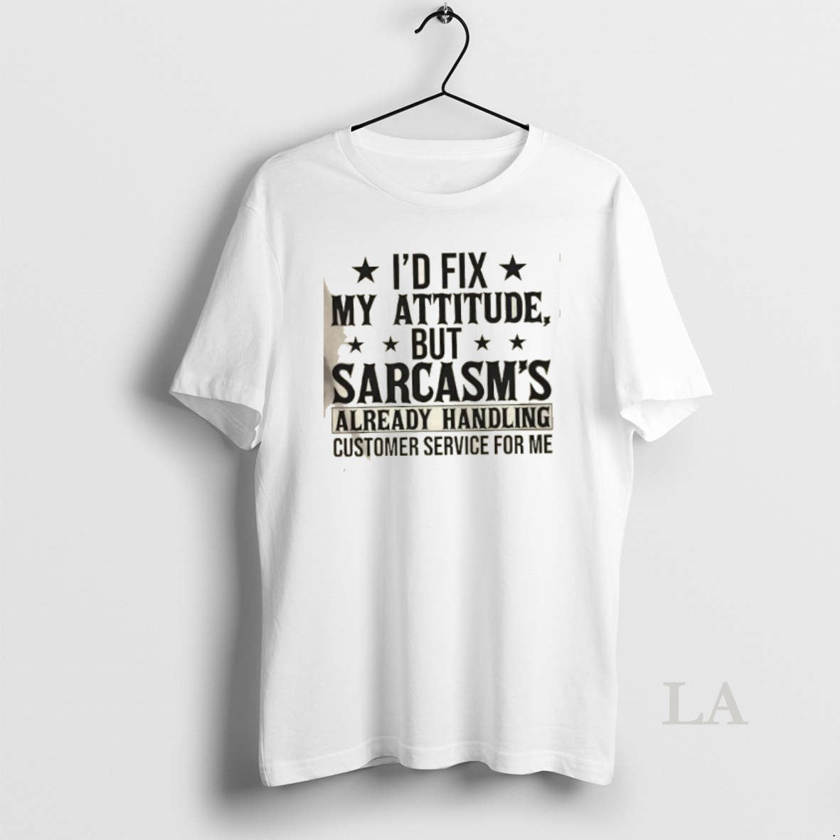 Original Id Fix My Attitude But Sarcasms Already Handling Customer Service For Me Shirt Hoodie Sweatshirt | PurePodTees.com