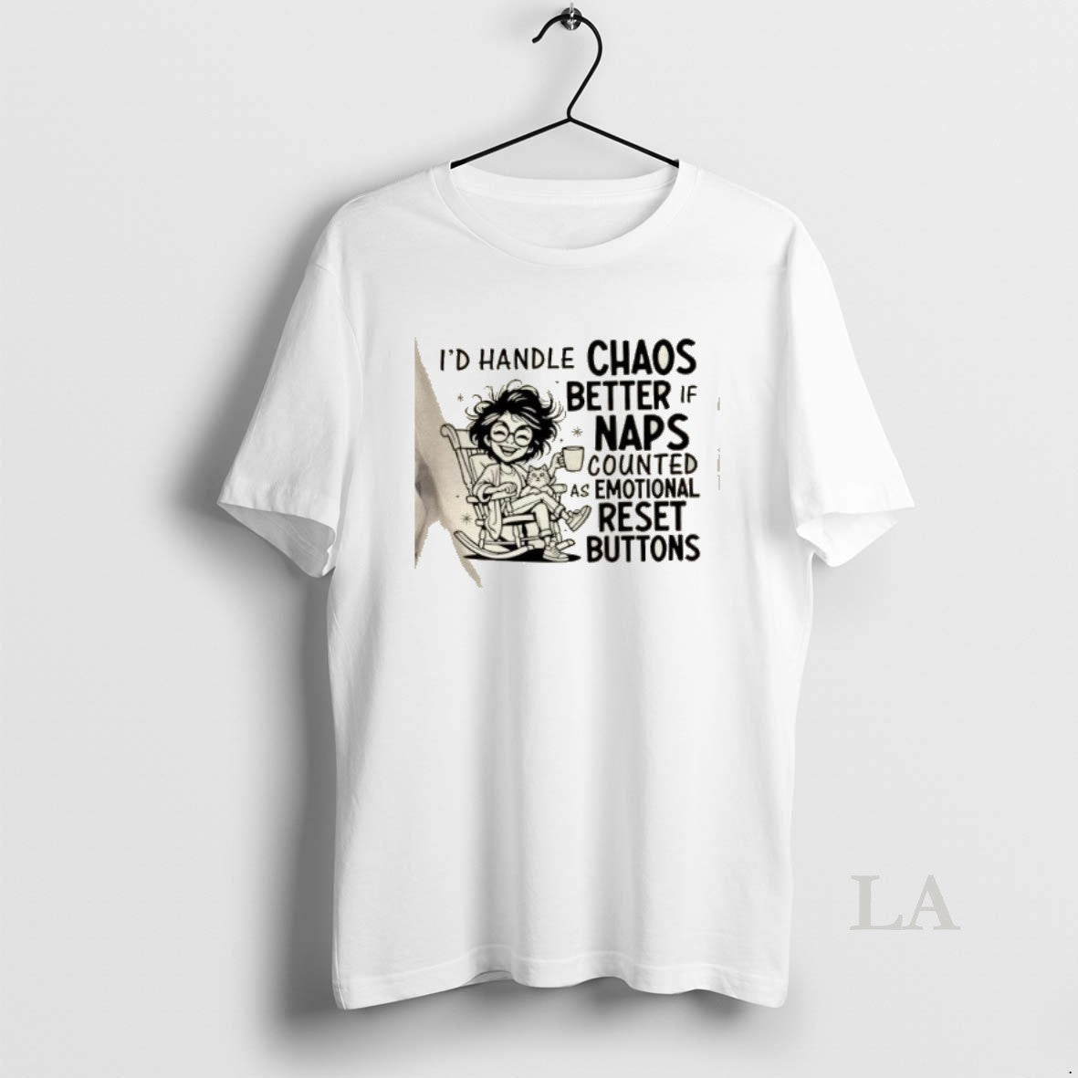Original Id Handle Chaos Better If Naps Counted As Emotional Reset Buttons Shirt Hoodie Sweatshirt | PurePodTees.com
