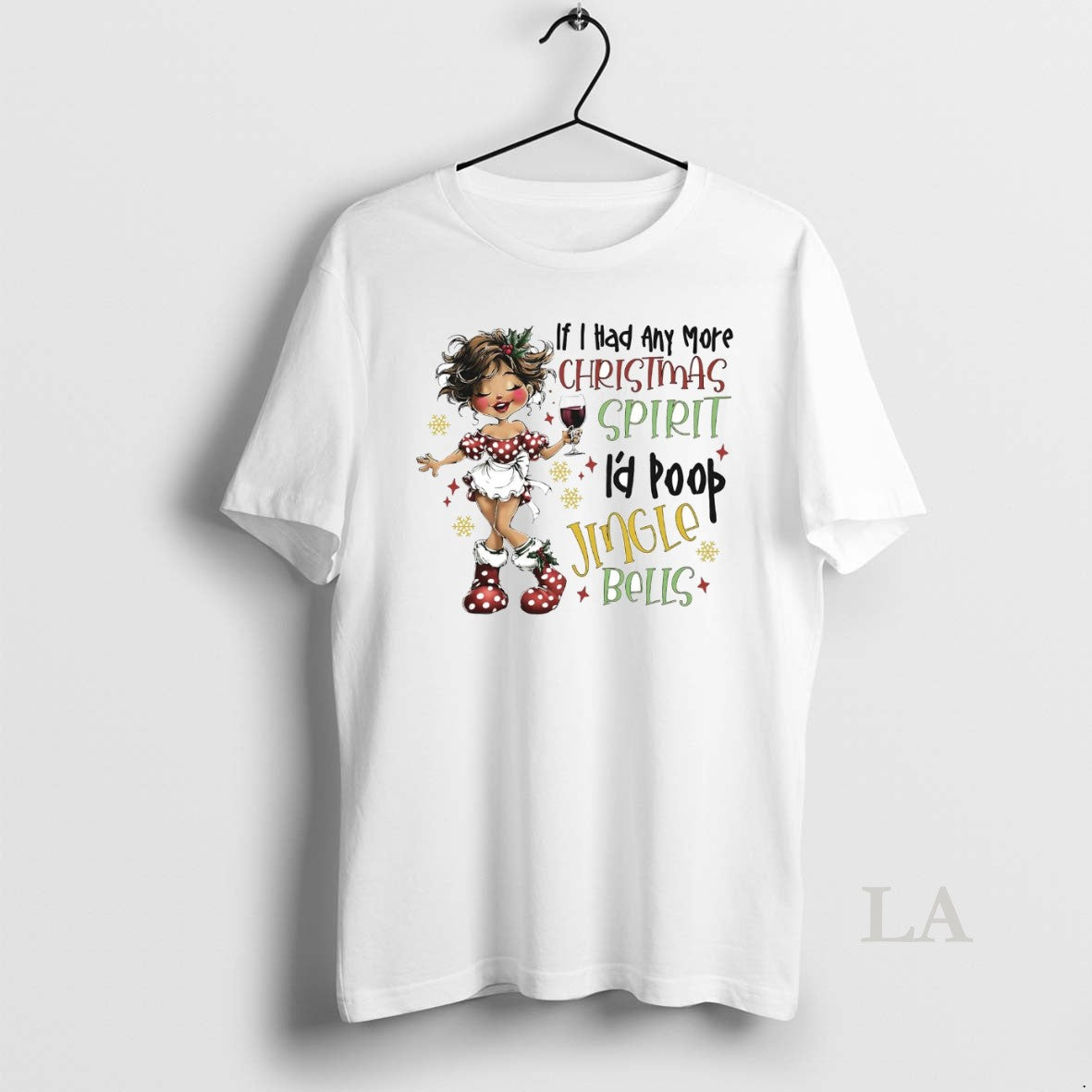 Original If I Had Any More Christmas Spirit Id Poop Jingle Bells Shirt Hoodie Sweatshirt | PurePodTees.com