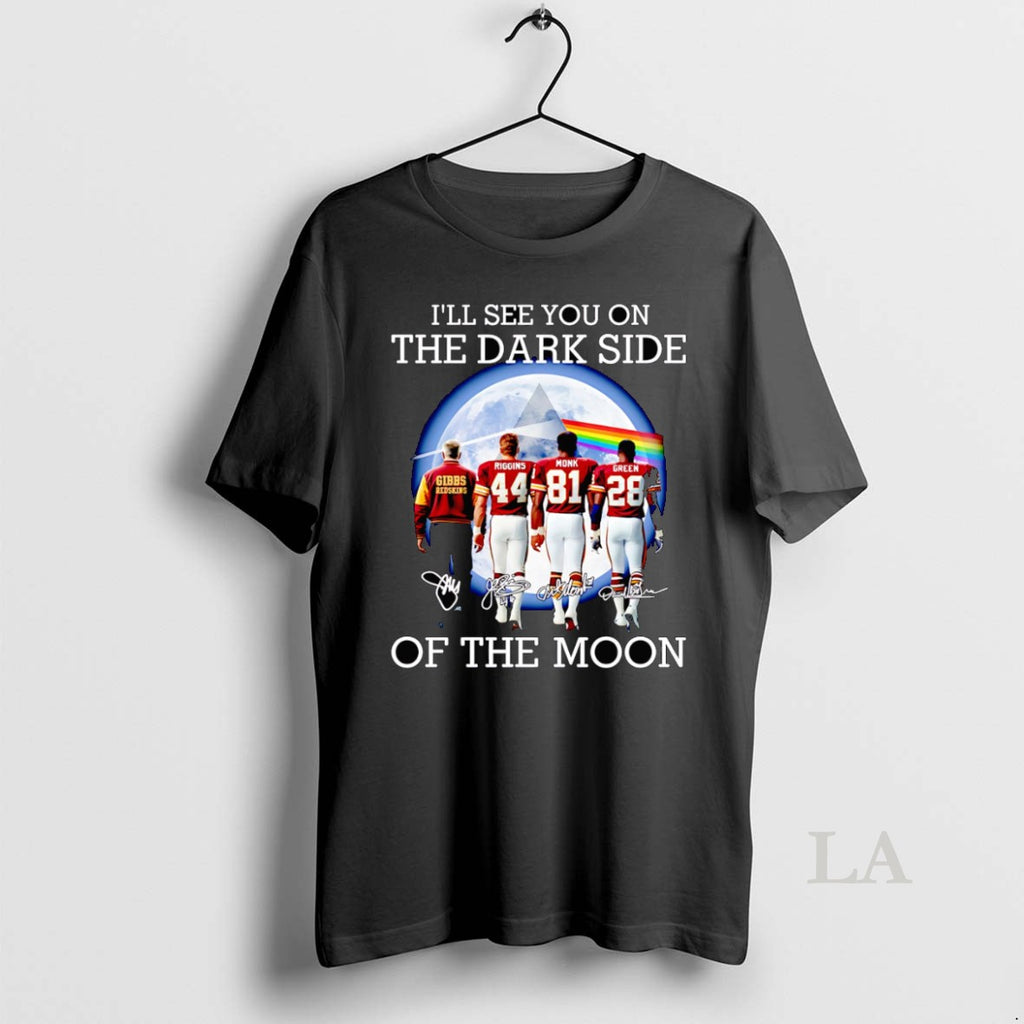 Original Ill See You On The Dark Side Of The Moon Washington Redskins Shirt Hoodie Sweatshirt | PurePodTees.com